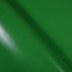 Ткань ПВХ 450 гр/м2, Зелёный (Ширина 160см), на отрез  в Перми
