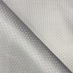 Ткань Оксфорд 300D PU Рип-Стоп СОТЫ, цвет Светло-Серый (на отрез)  в Перми