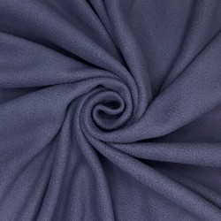 Ткань Флис Односторонний 130 гр/м2, цвет Темно-серый (на отрез)  в Перми