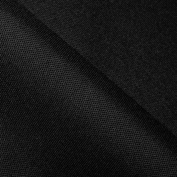 Прорезиненная ткань Оксфорд 600D ПВХ, Черный   в Перми