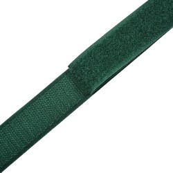 Контактная лента 25мм цвет Зелёный (велькро-липучка, на отрез)  в Перми