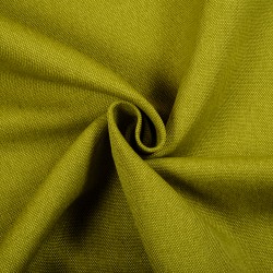 Ткань Рогожка (мебельная), цвет Зелёный (на отрез)  в Перми