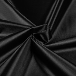 *Ткань Оксфорд 210D PU, цвет Черный (на отрез)  в Перми